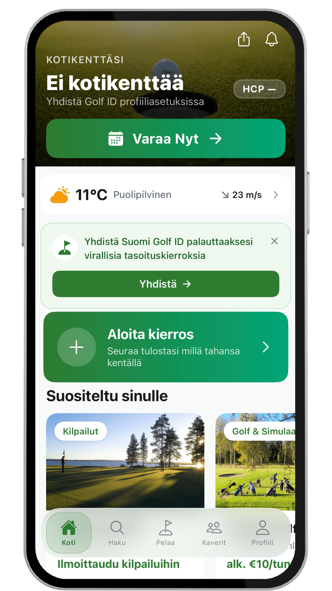 GolfBookerin etusivu