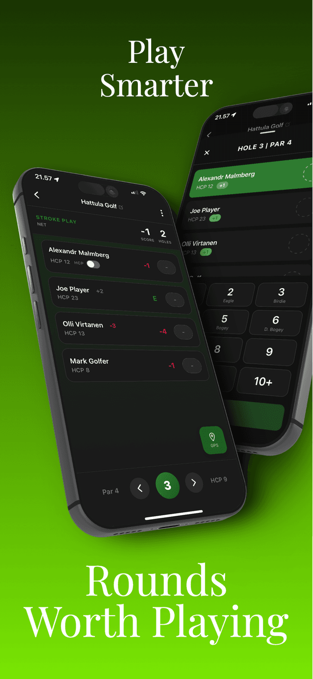 Rounds Worth Playing — GolfBooker scorecard and live leaderboard