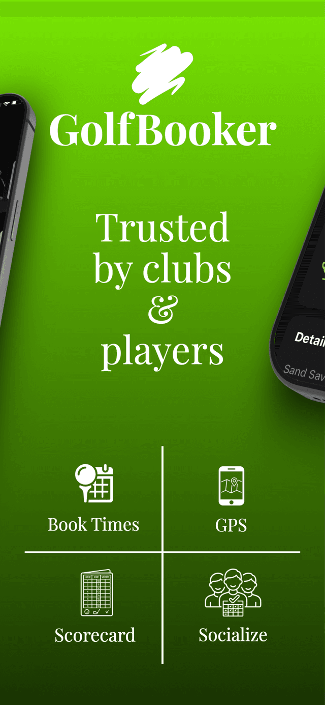 Trusted by clubs and players — Book Times, GPS, Scorecard, Socialize